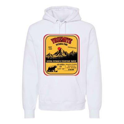 Yosemite National Park California Premium Hoodie