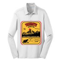 Yosemite National Park California Silk Touch Performance Long Sleeve Polo