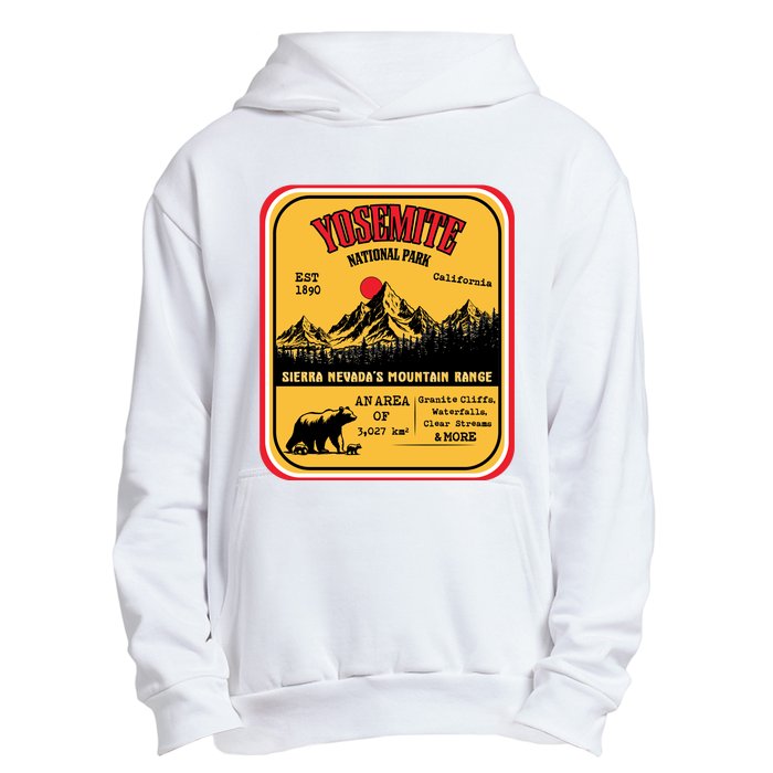 Yosemite National Park California Urban Pullover Hoodie