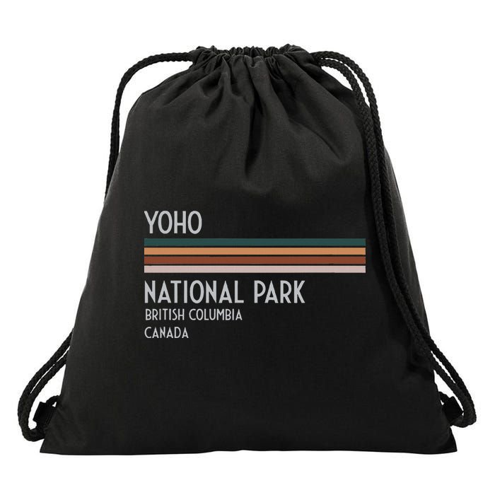 Yoho National Park Canada Drawstring Bag