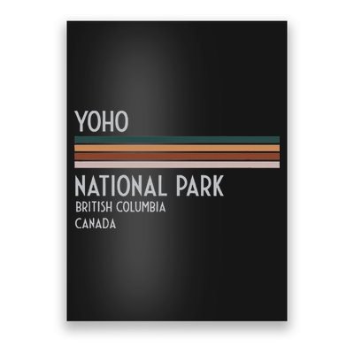 Yoho National Park Canada Poster