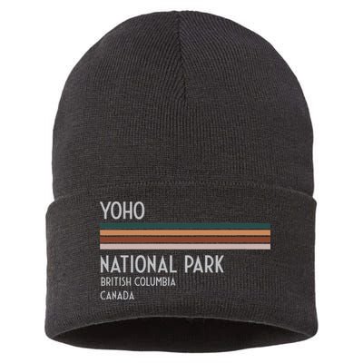 Yoho National Park Canada Sustainable Knit Beanie