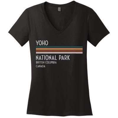 Yoho National Park Canada Women's V-Neck T-Shirt