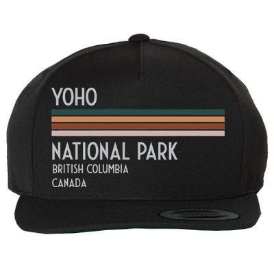 Yoho National Park Canada Wool Snapback Cap