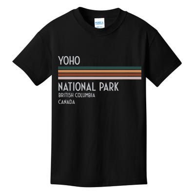Yoho National Park Canada Kids T-Shirt