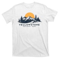 Yellowstone National Park Mountain Sunset Landscape T-Shirt