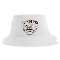 Yellowstone National Park Do Not Pet The Fluffy Cows Bison Sustainable Bucket Hat