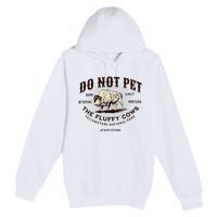 Yellowstone National Park Do Not Pet The Fluffy Cows Bison Premium Pullover Hoodie