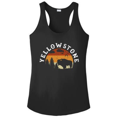 Yellowstone National Park Hiking And Outdoor Enthusiasts Ladies PosiCharge Competitor Racerback Tank