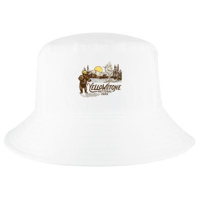 Yellowstone National Park Bear & Fiddle Old Faithful Cool Comfort Performance Bucket Hat