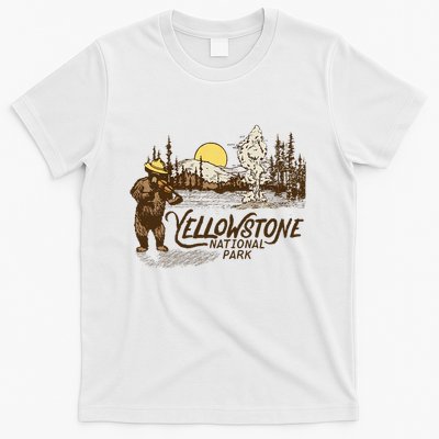 Yellowstone National Park Bear & Fiddle Old Faithful T-Shirt