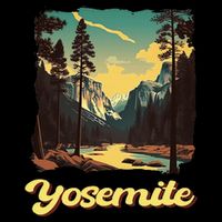 Yosemite National Park Adventure Hiking Nature Design Cooling Performance Crew T-Shirt