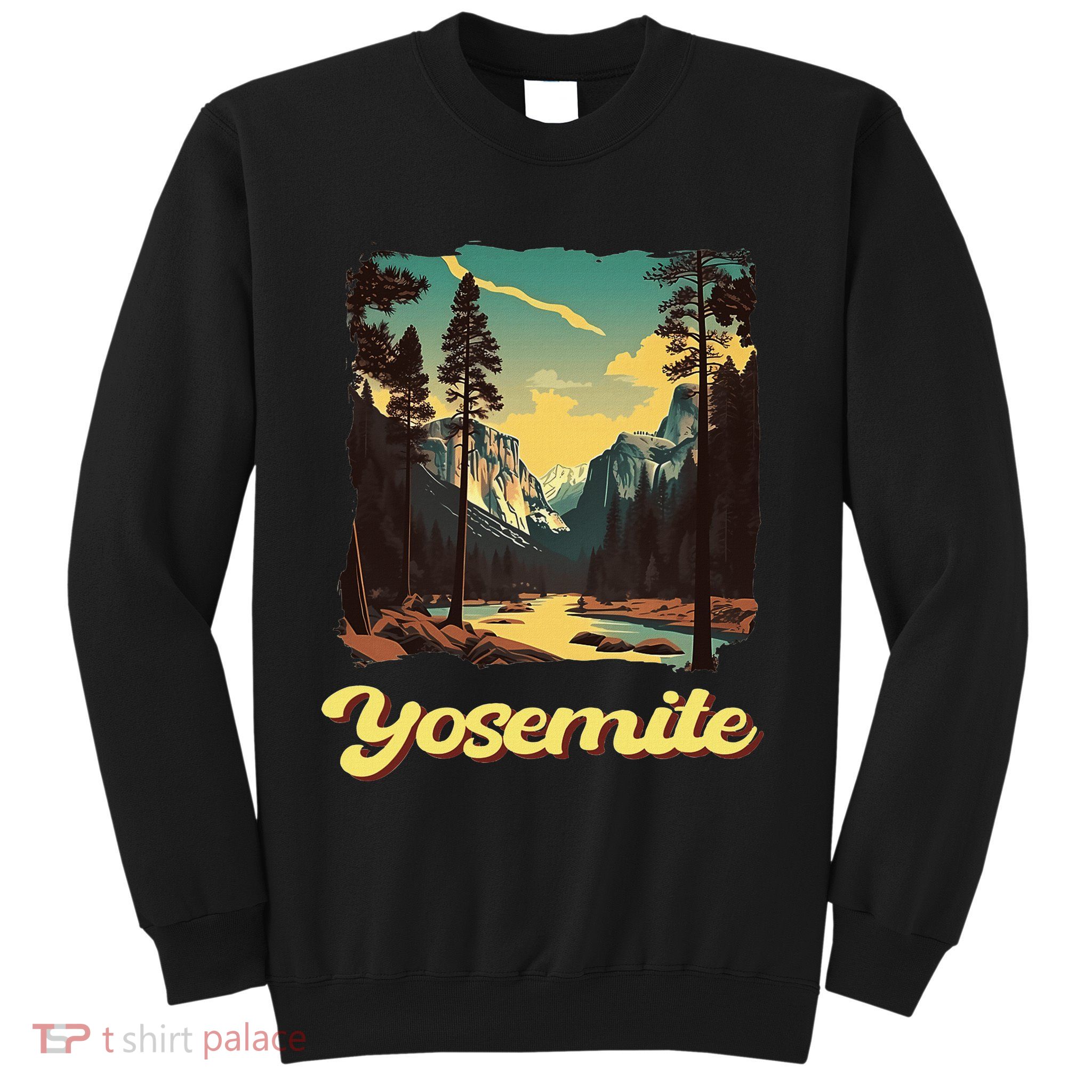 Yosemite National Park Adventure Hiking Nature Design Sweatshirt