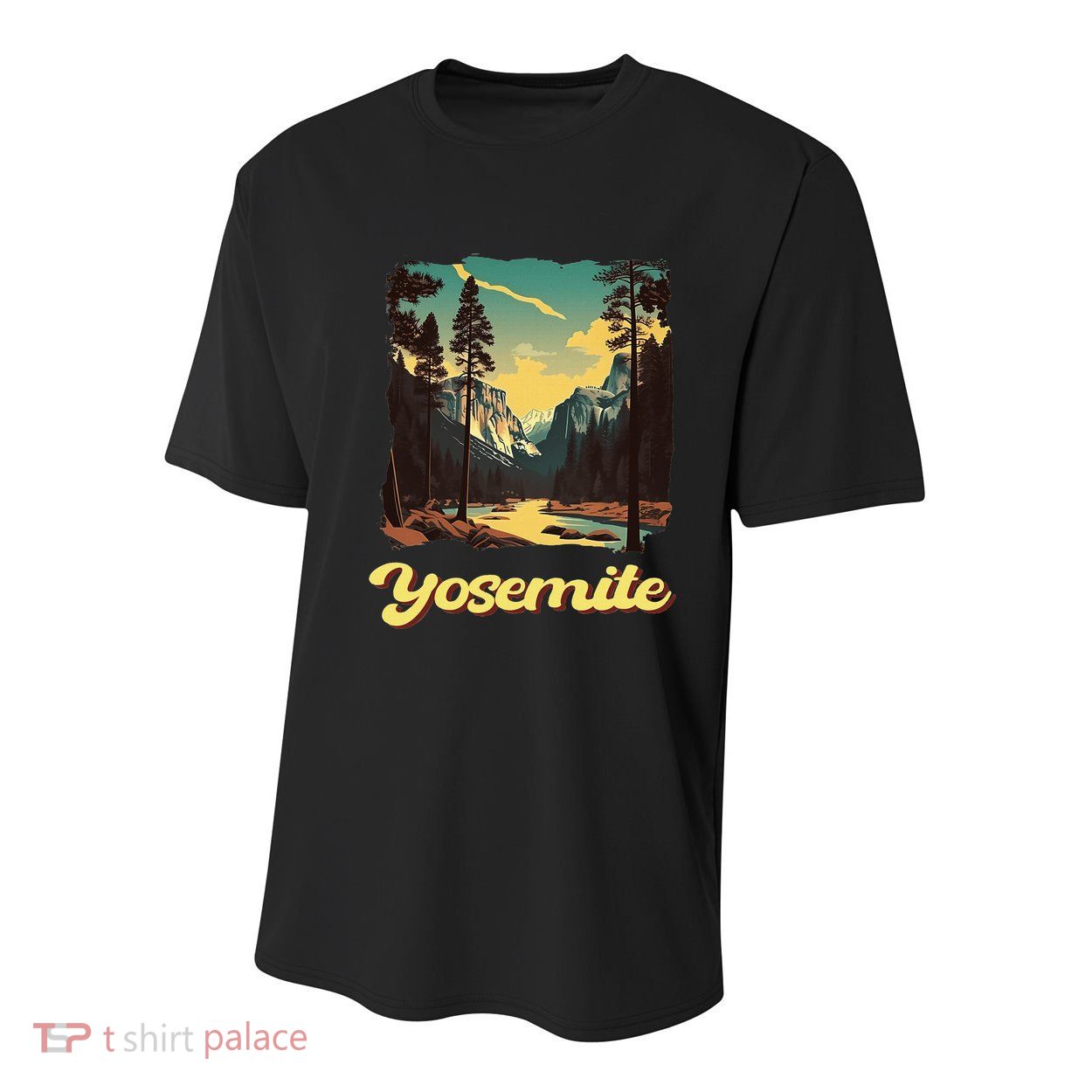 Yosemite National Park Adventure Hiking Nature Design Youth Performance Sprint T-Shirt