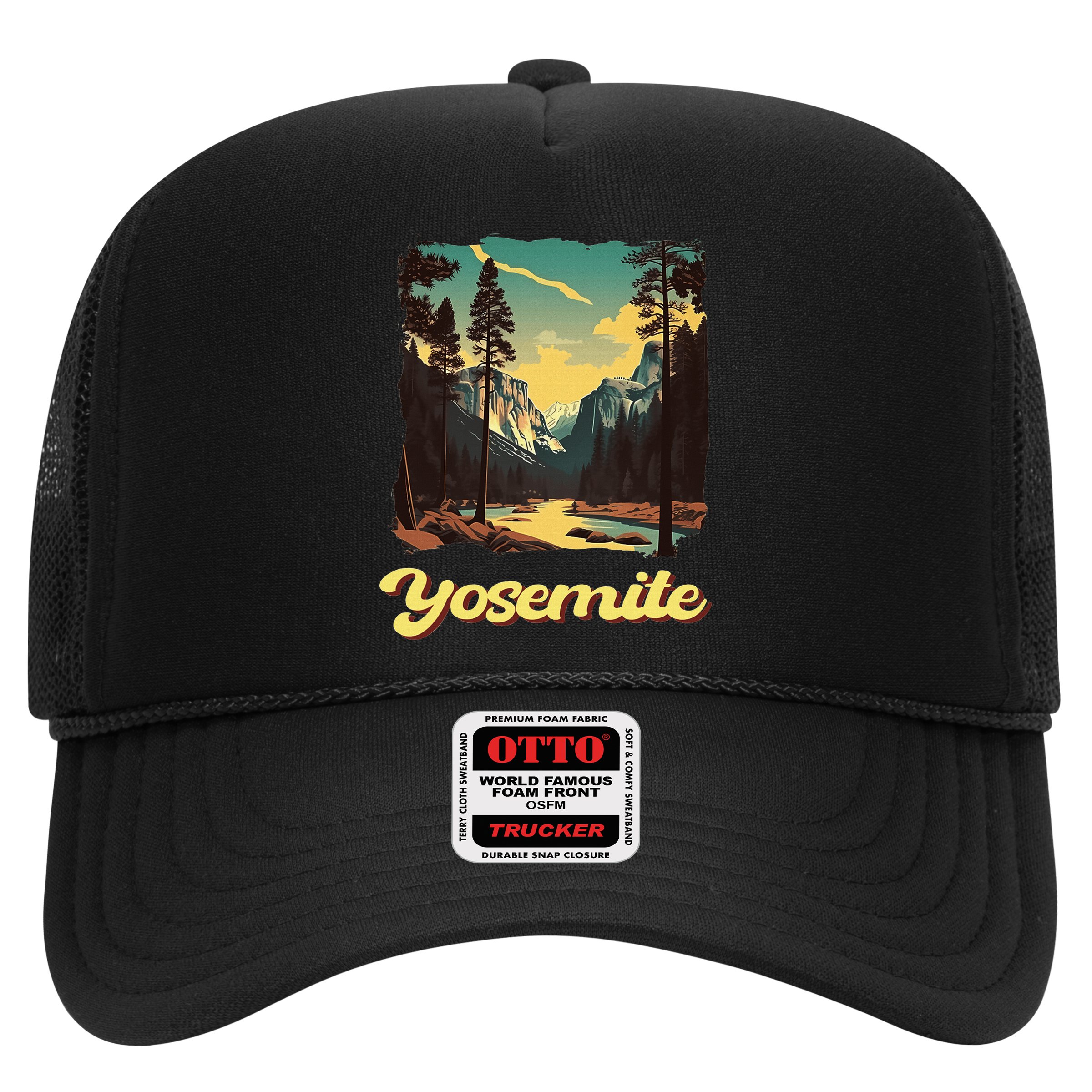 Yosemite National Park Adventure Hiking Nature Design Hat