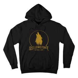 Yellowstone National Park Howling Wolf Hoodie