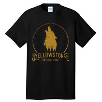 Yellowstone National Park Howling Wolf Tall T-Shirt