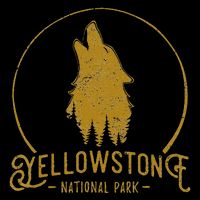 Yellowstone National Park Howling Wolf Toddler Hoodie