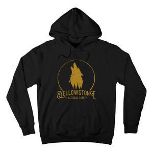 Yellowstone National Park Howling Wolf Tall Hoodie