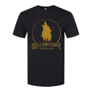 Yellowstone National Park Howling Wolf Softstyle CVC T-Shirt