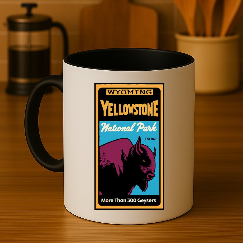 Yellowstone National Park Bison Mug
