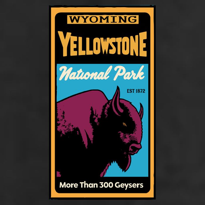 Yellowstone National Park Bison 11oz C Handle Ceramic Mug