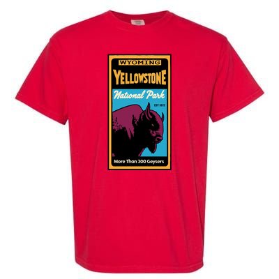 Yellowstone National Park Bison Garment-Dyed Heavyweight T-Shirt