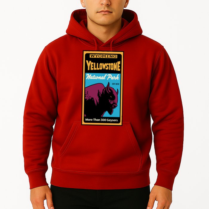 Yellowstone National Park Bison Hoodie
