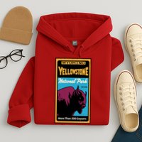 Yellowstone National Park Bison Hoodie
