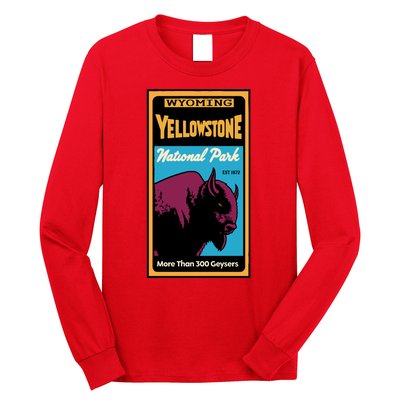 Yellowstone National Park Bison Long Sleeve Shirt