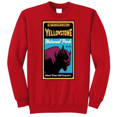 Yellowstone National Park Bison Sweatshirt