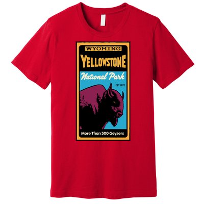 Yellowstone National Park Bison Premium T-Shirt