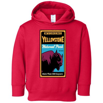 Yellowstone National Park Bison Toddler Hoodie