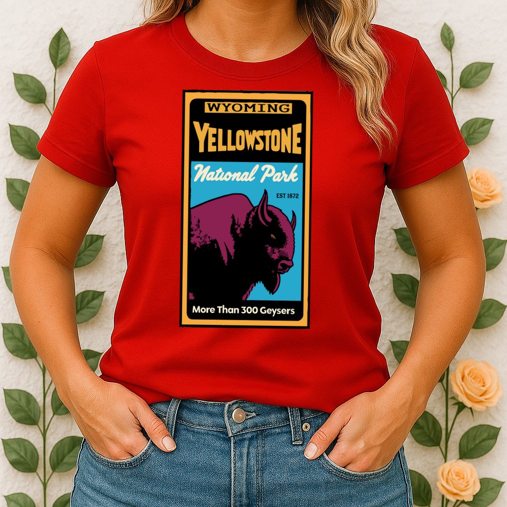 Yellowstone National Park Bison Womens T-Shirt