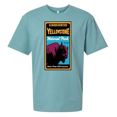 Yellowstone National Park Bison Sueded Cloud Jersey T-Shirt