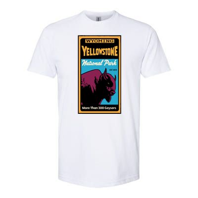 Yellowstone National Park Bison Softstyle CVC T-Shirt