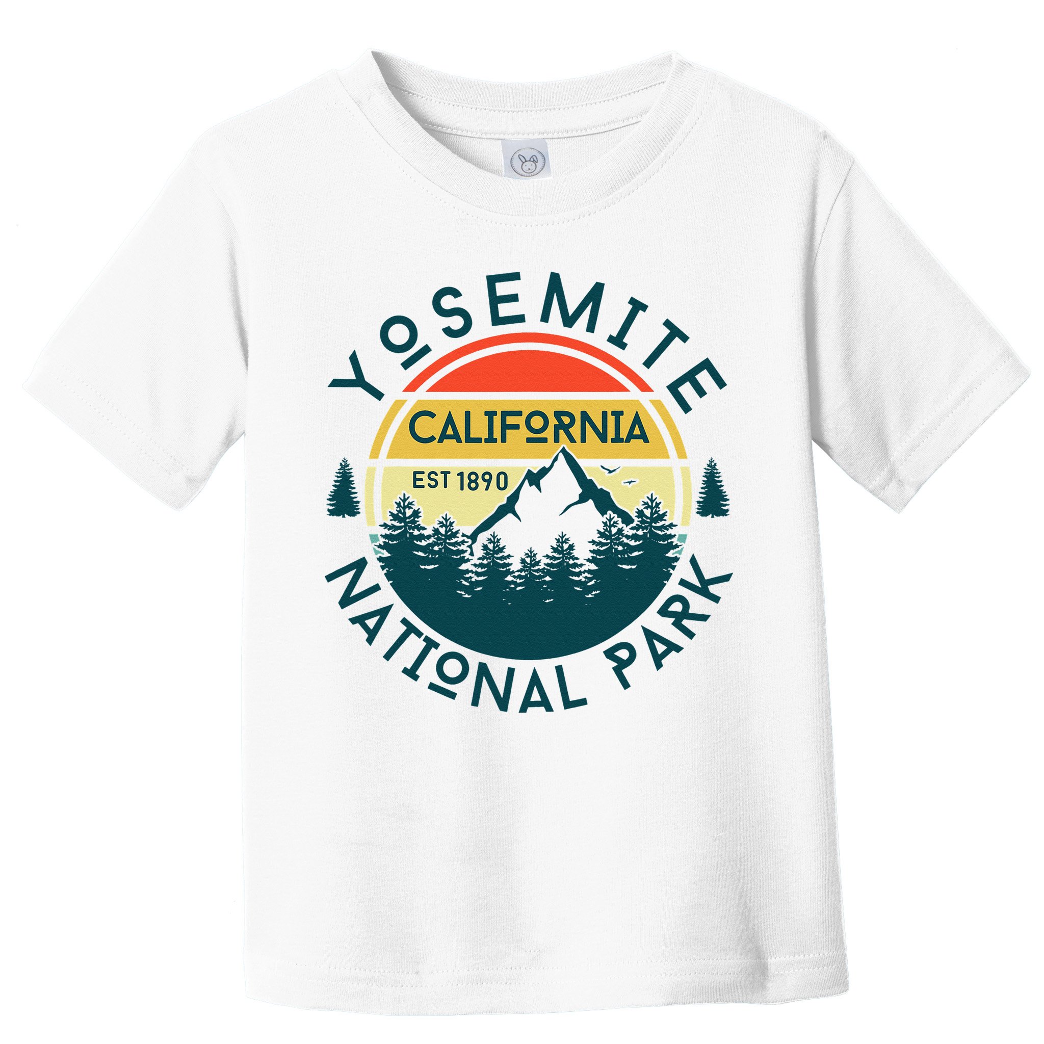 Yosemite National Park California Hiking Nature Outdoors Toddler T-Shirt