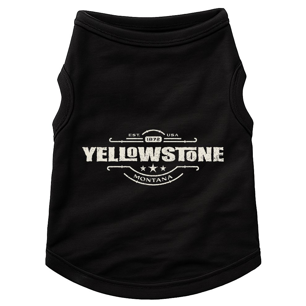 Yellowstone National Park Est. 1872 Montana Wild West Spirit Doggie Tank