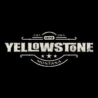 Yellowstone National Park Est. 1872 Montana Wild West Spirit Cooling Performance Long Sleeve Crew