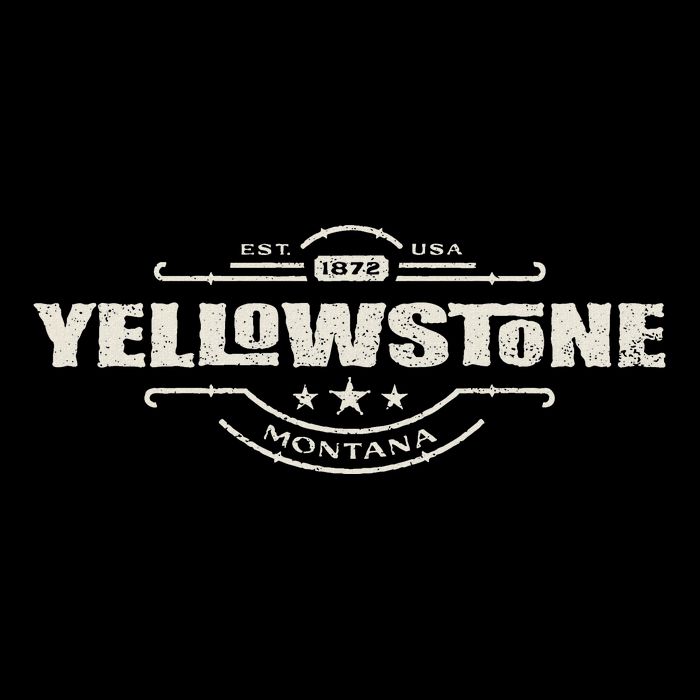 Yellowstone National Park Est. 1872 Montana Wild West Spirit Cooling Performance Long Sleeve Crew
