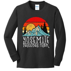 Yosemite National Park Tshirt, California National Park Kids Long Sleeve Shirt