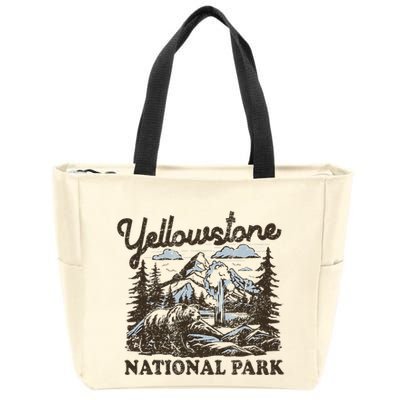 Yellowstone National Park Wyoming Zip Tote Bag