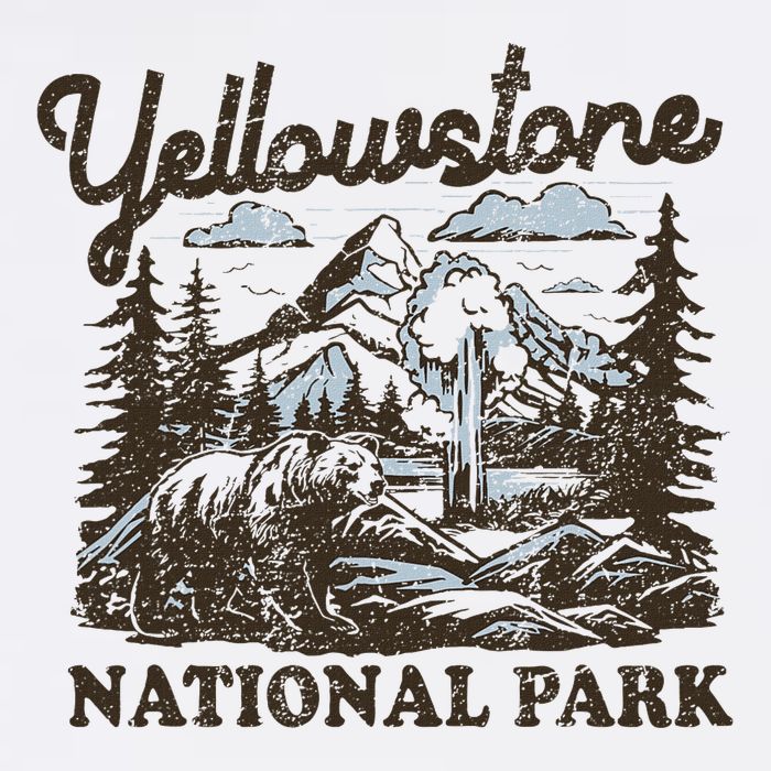 Yellowstone National Park Wyoming Baby Bodysuit