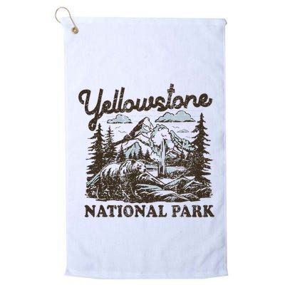Yellowstone National Park Wyoming Golf Towel