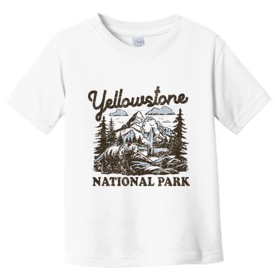 Yellowstone National Park Wyoming Toddler T-Shirt