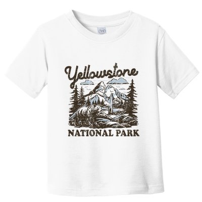 Yellowstone National Park Wyoming Toddler T-Shirt
