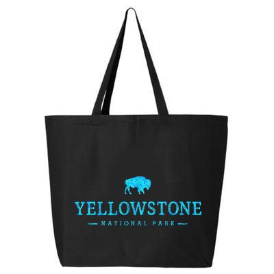 Yellowstone National Park Colorful Buffalo 25L Jumbo Tote