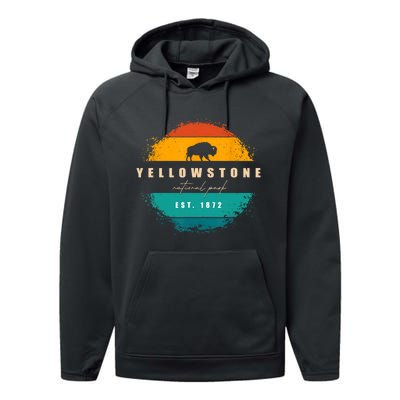 Yellowstone National Park Performance Fleece Hoodie