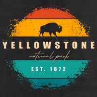 Yellowstone National Park Adult Drive Performance Visor