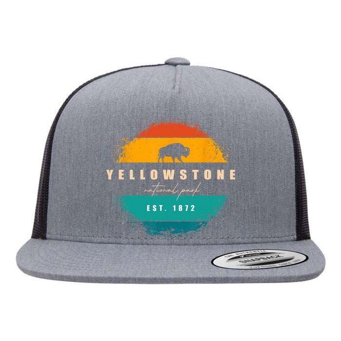 Yellowstone National Park Flat Bill Trucker Hat